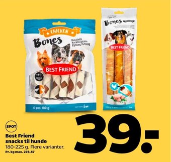 Netto Best Friend snacks til hunde tilbud
