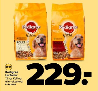Netto Pedigree tørfoder tilbud
