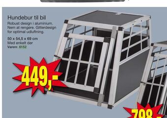 Harald Nyborg Hundebur til bil tilbud
