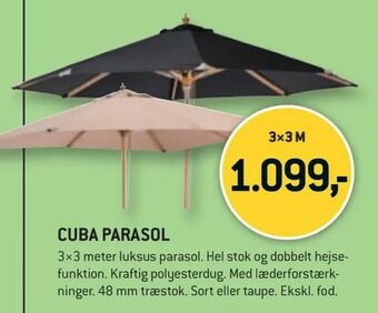 XL-BYG Cuba parasol tilbud