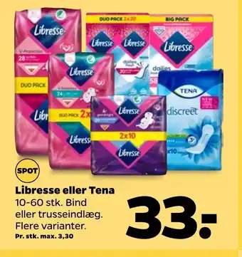 Netto Librese eller Tena tilbud