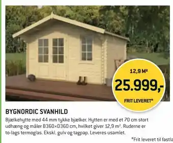 XL-BYG Bygnordic svanhild tilbud