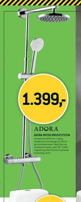 XL-BYG Adora infigo brusesystem tilbud