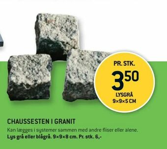 Chaussesten i granit