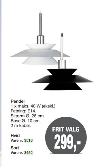 Harald Nyborg Pendel tilbud