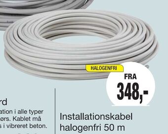Harald Nyborg Installationskabel halogenfri 50 m tilbud