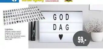 Harald Nyborg Lightbox tilbud