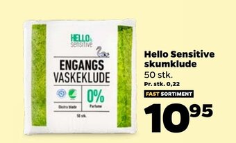 Netto Hello Sensitive skumklude tilbud