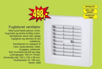 Harald Nyborg Fugtstyret ventilator tilbud