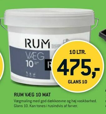 XL-BYG Rum væg 10 mat tilbud