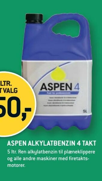 XL-BYG Aspen alkylatbenzin 4 takt tilbud