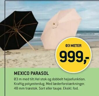 XL-BYG Mexico parasol tilbud