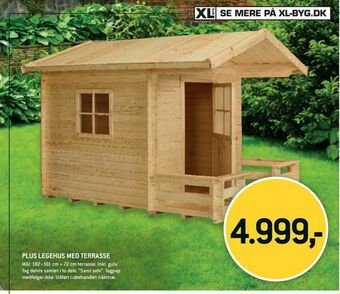 XL-BYG Plus legehus med terrasse tilbud