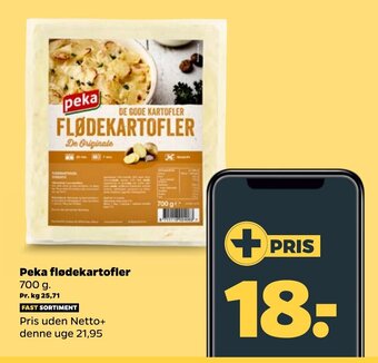 Netto Peka Flødekartofler tilbud