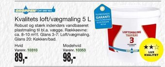 Harald Nyborg Kvalitets loft/vægmaling 5 l tilbud