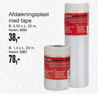 Harald Nyborg Afdækningsplast med tape tilbud