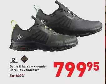 Dame & herre - x-render gore-tex vandresko før 1300,00