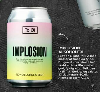 MENY Implosion alkoholfri tilbud