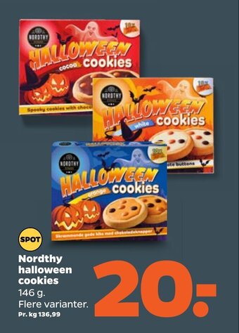 Netto Nordthy Halloween Cookies tilbud