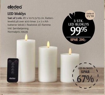 Kop & Kande Led bloklys tilbud