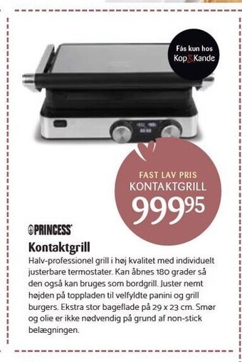 Kop & Kande Kontaktgrill tilbud