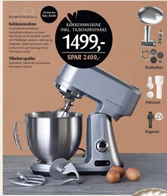 Kop & Kande Køkkenmaskine tilbud