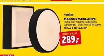 jem & fix Magnus væglampe tilbud