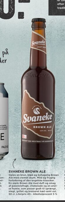 MENY Svaneke brown ale tilbud