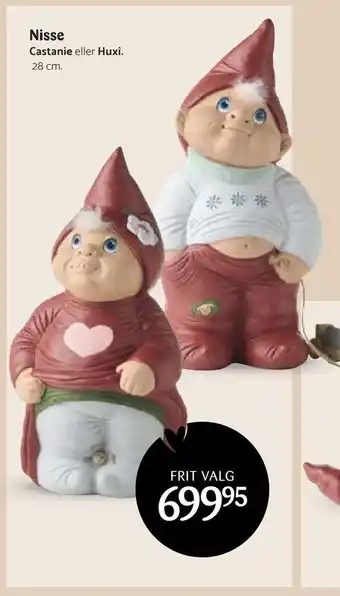 Kop & Kande Nisse castanie eller huxi tilbud