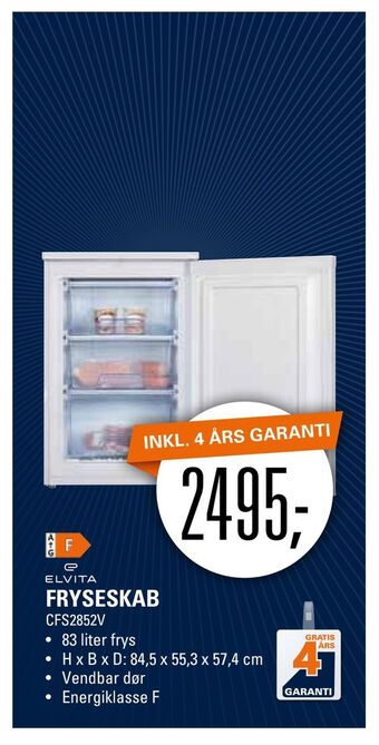El-Salg Fryseskab tilbud
