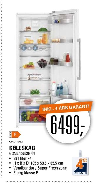 El-Salg Køleskab tilbud