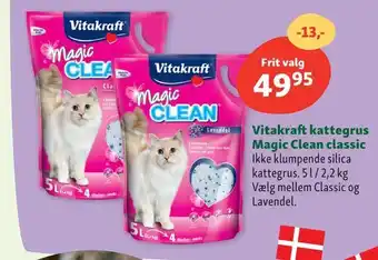 Maxi Zoo Vitakraft kattegrus magic clean classic tilbud
