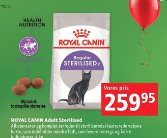 Maxi Zoo Royal canin adult sterilised tilbud