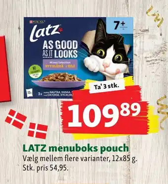 Latz menuboks pouch