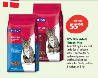 Maxi Zoo Fit+fun adult finest-mix tilbud