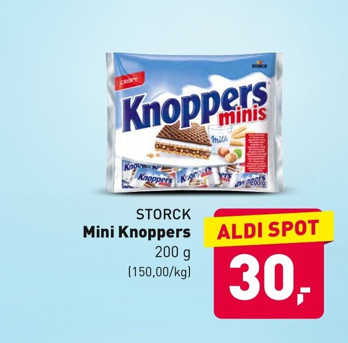 Storck Mini Knoppers tilbud hos ALDI