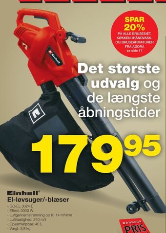 Einhell løvsuger