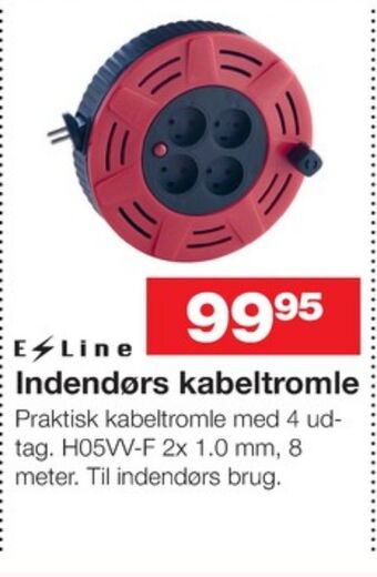 Bauhaus E-line kabeltromle tilbud