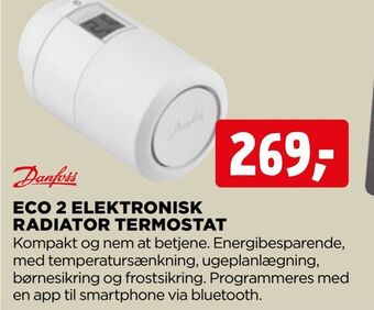 jem & fix Eco 2 elektronisk radiator termostat tilbud