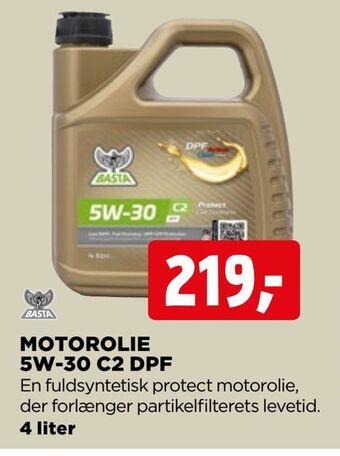 jem & fix Motorolie 5w-30 c2 dpf tilbud