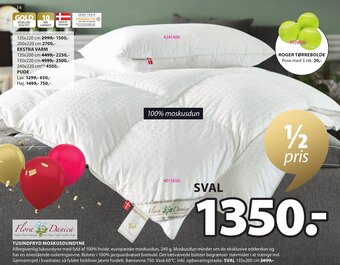 JYSK Tusindfryd Moskusdundyne tilbud