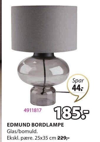 JYSK Edmund Bordlampe tilbud