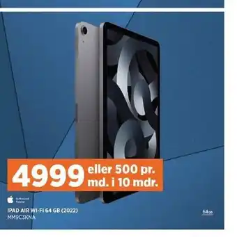 Power Ipad air wifi 64 gb 2022 tilbud