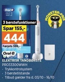 Power Elektrisk tandbørste tilbud