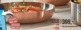 Kobberbelagt Stegepande