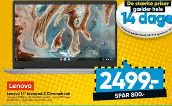 Lenovo 14" Ideapad 3 Chromebook