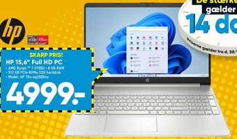 Bilka HP 15.6" Full HD PC tilbud
