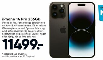 Bilka iPhone 14 Pro 256GB tilbud