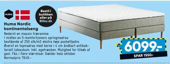 Bilka Huma Nordic Kontinentalseng tilbud