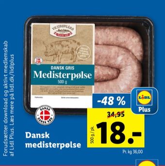 Lidl Vilstrupgård medister tilbud